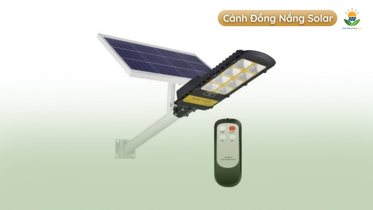 Đèn đường năng lượng mặt trời tấm pin rời (All-in-Two)